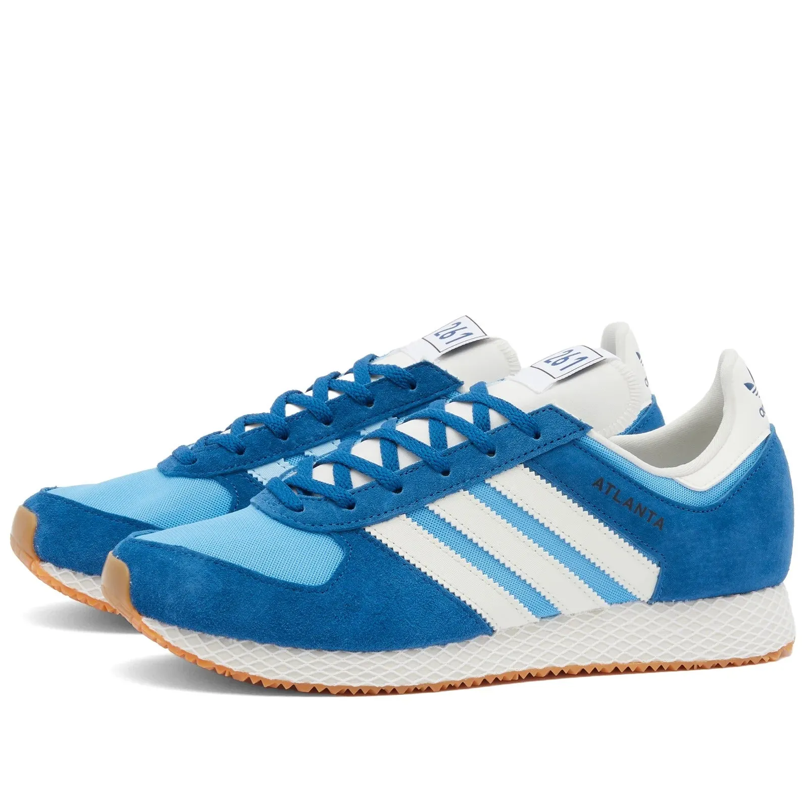 Adidas Atlanta sneakers, white/blue/brown