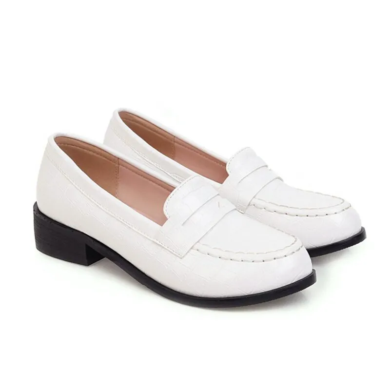 AlliChic Slip-on Chunky Heels