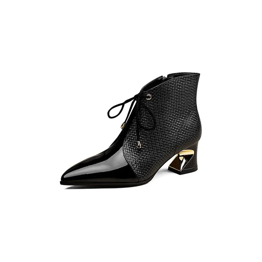 AlligatorLuxe Chic High Heel Chelsea Boots