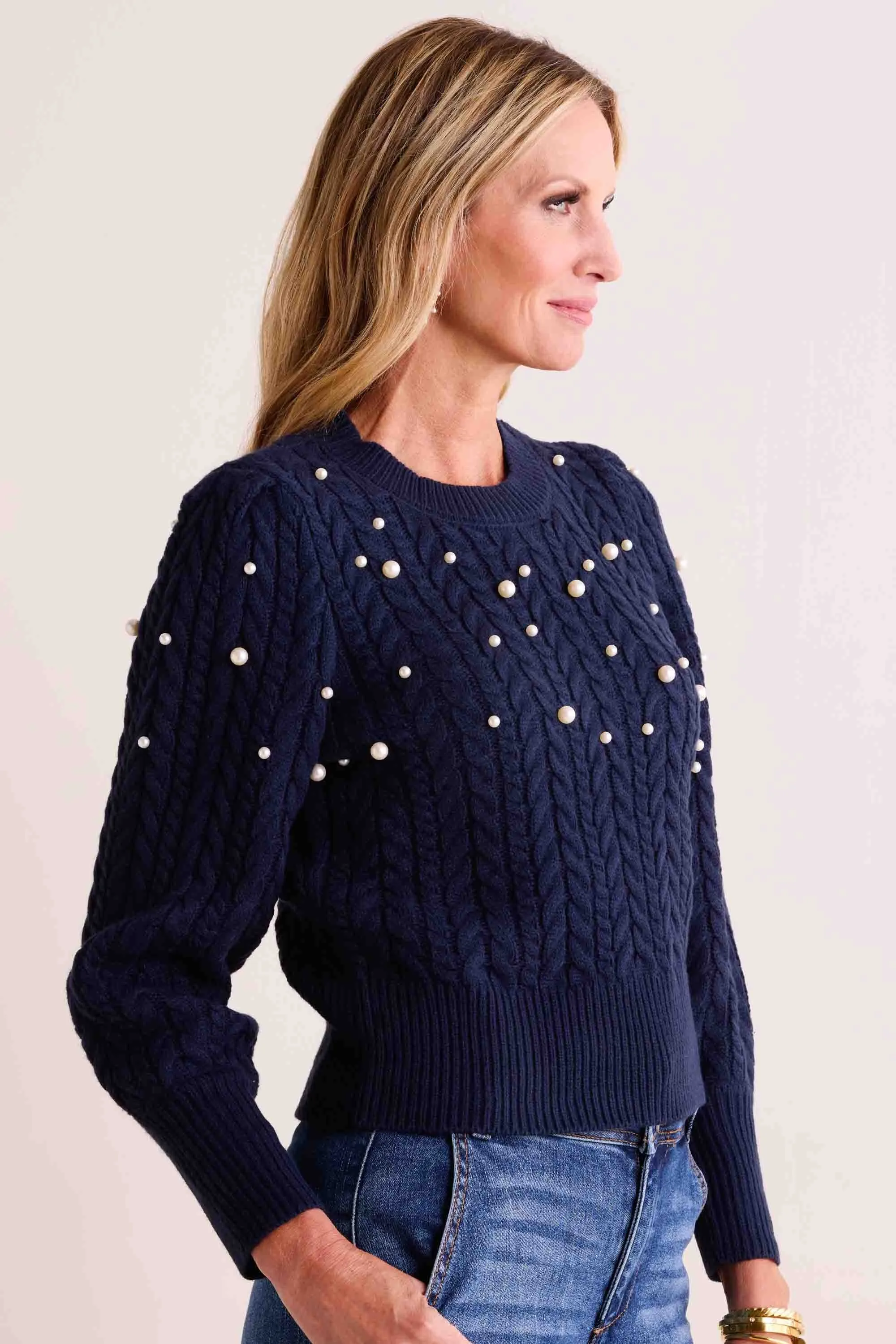 Bailey Sweater- Navy