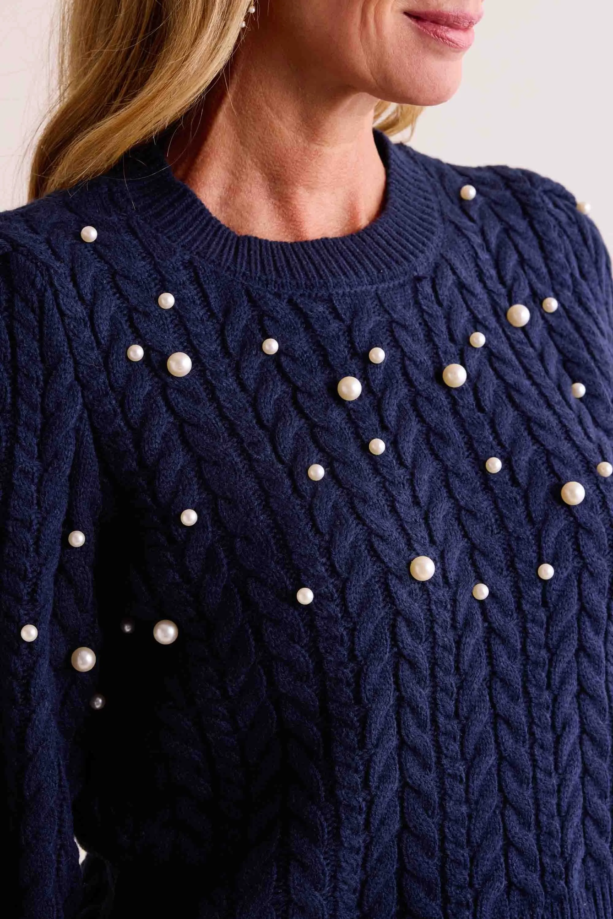 Bailey Sweater- Navy