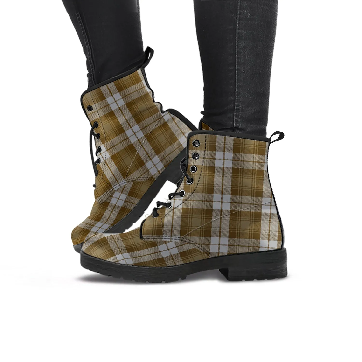 Baillie Dress Tartan Leather Boots