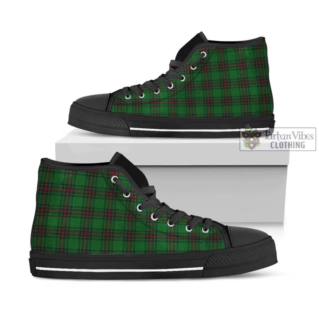 Beveridge Tartan High Top Shoes