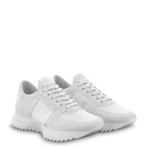 Bianco Pull Rhinestone Sneakers