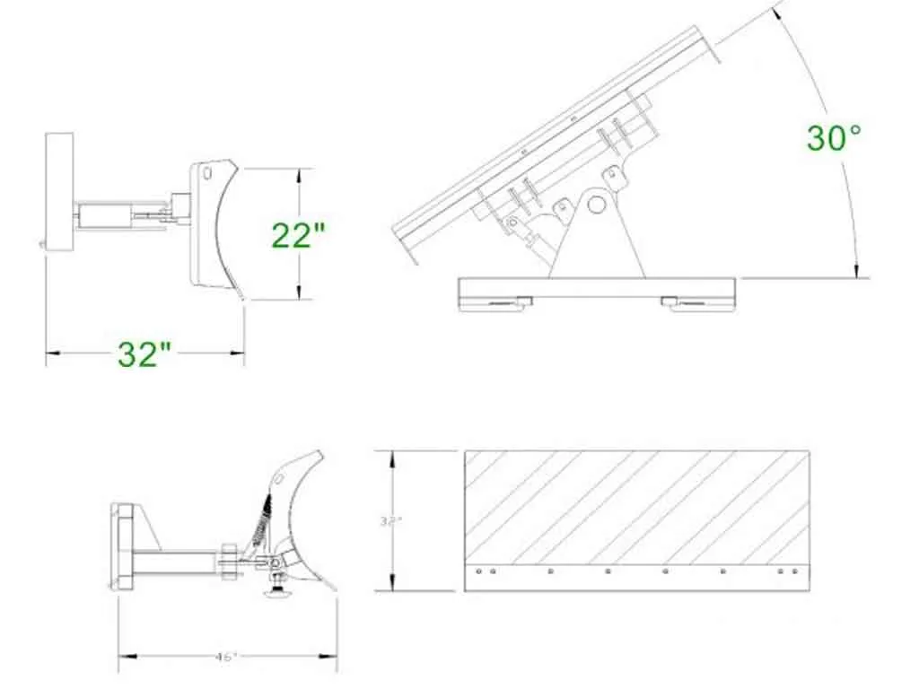 CID snow plow blades for Skid Steers