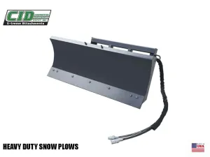 CID snow plow blades for Skid Steers