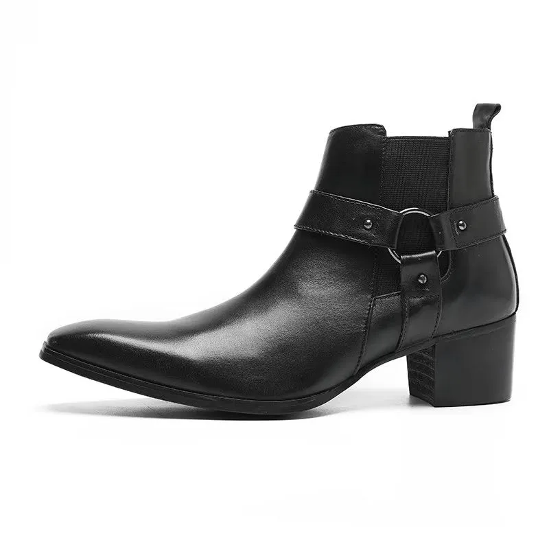 ConfidentLux Leather Ankle Boots