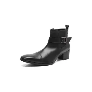 ConfidentLux Leather Ankle Boots