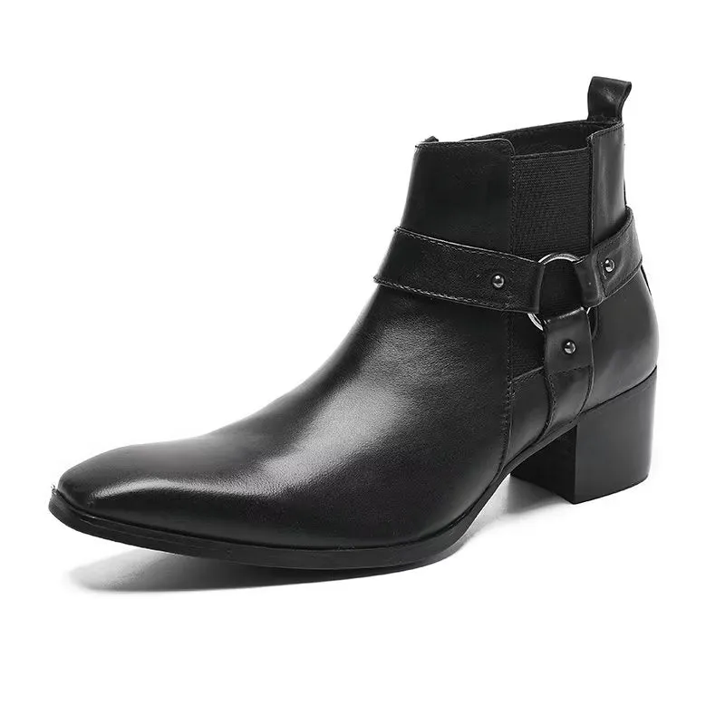 ConfidentLux Leather Ankle Boots