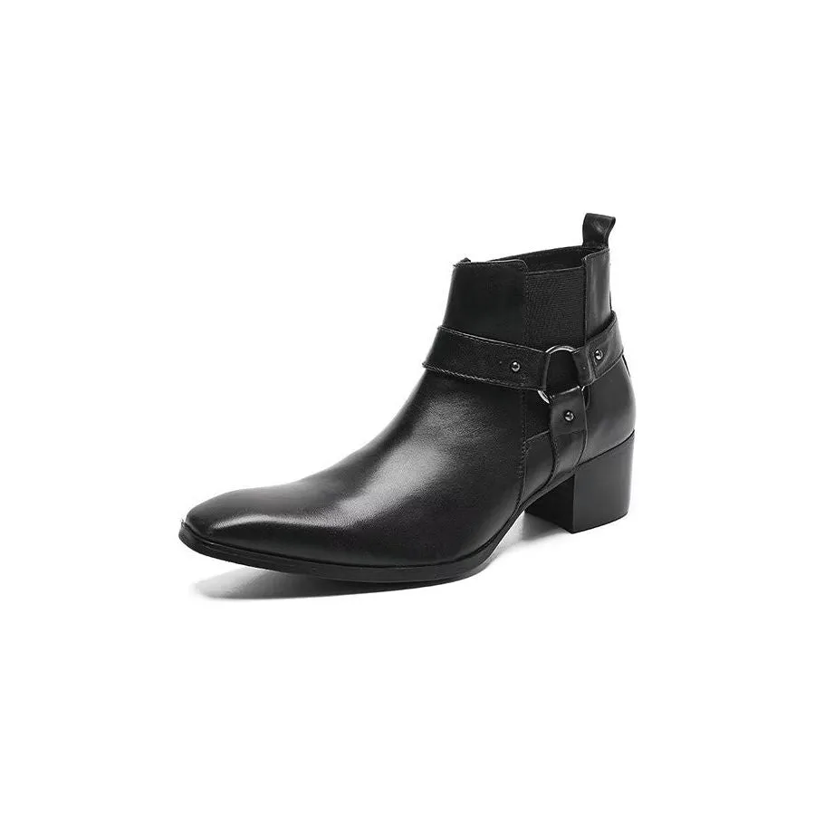 ConfidentLux Leather Ankle Boots