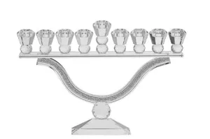 Crystal Elegant Menorah