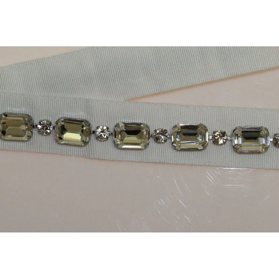 Dolce & Gabbana Elegant Crystal-Embellished Waist Belt