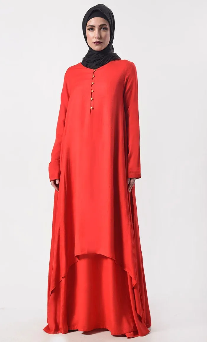 Double Layer Rayon Prayer Abaya