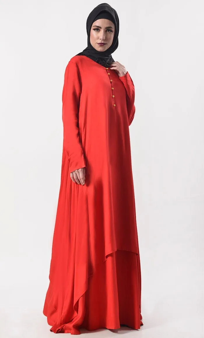 Double Layer Rayon Prayer Abaya