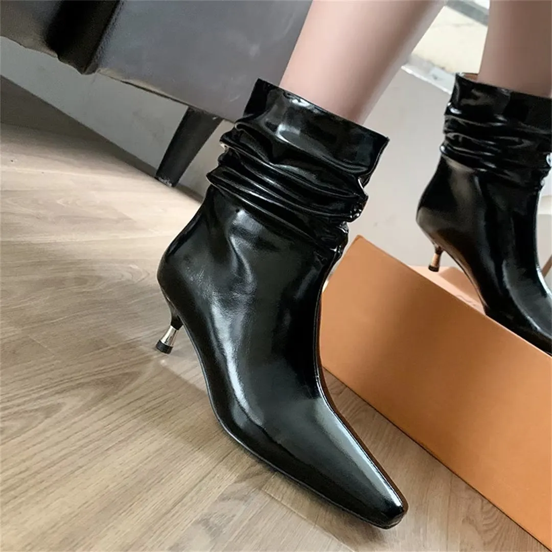 ElegantLeather Over-Knee Pointed Toe Stiletto Heel Boots