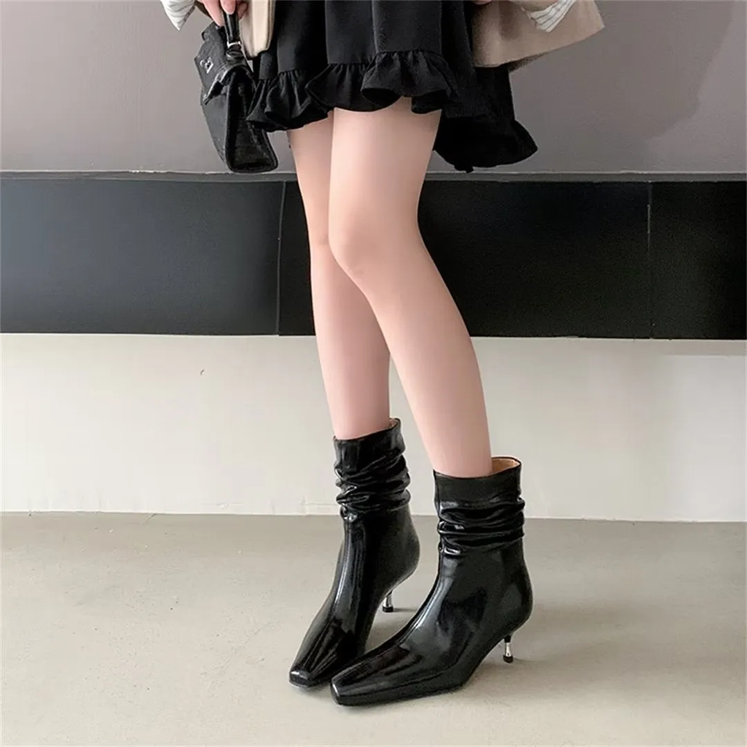 ElegantLeather Over-Knee Pointed Toe Stiletto Heel Boots