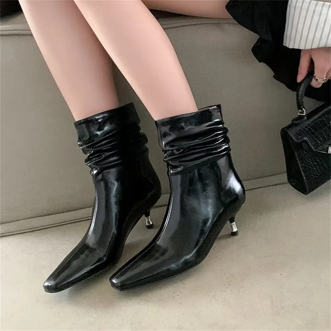 ElegantLeather Over-Knee Pointed Toe Stiletto Heel Boots