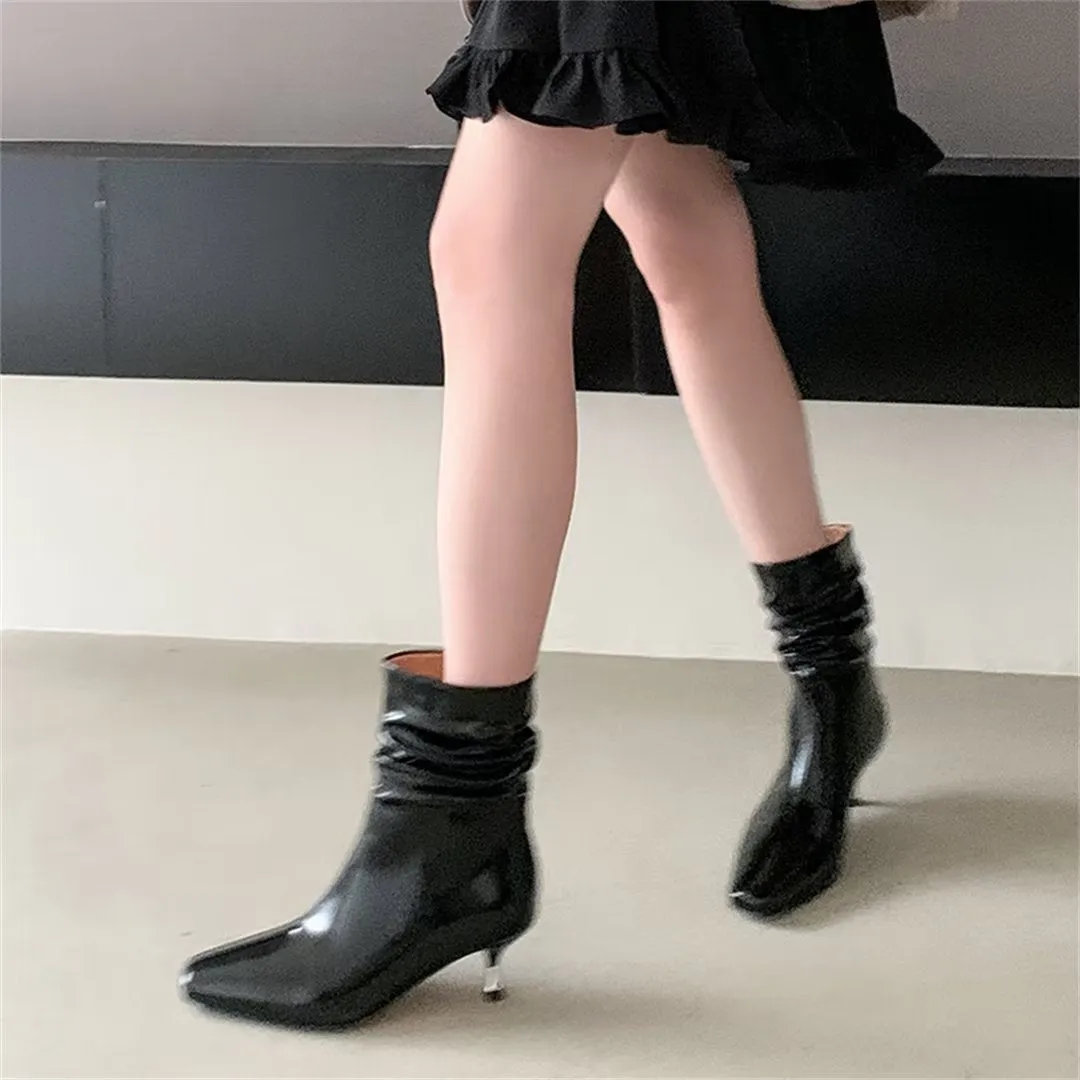 ElegantLeather Over-Knee Pointed Toe Stiletto Heel Boots