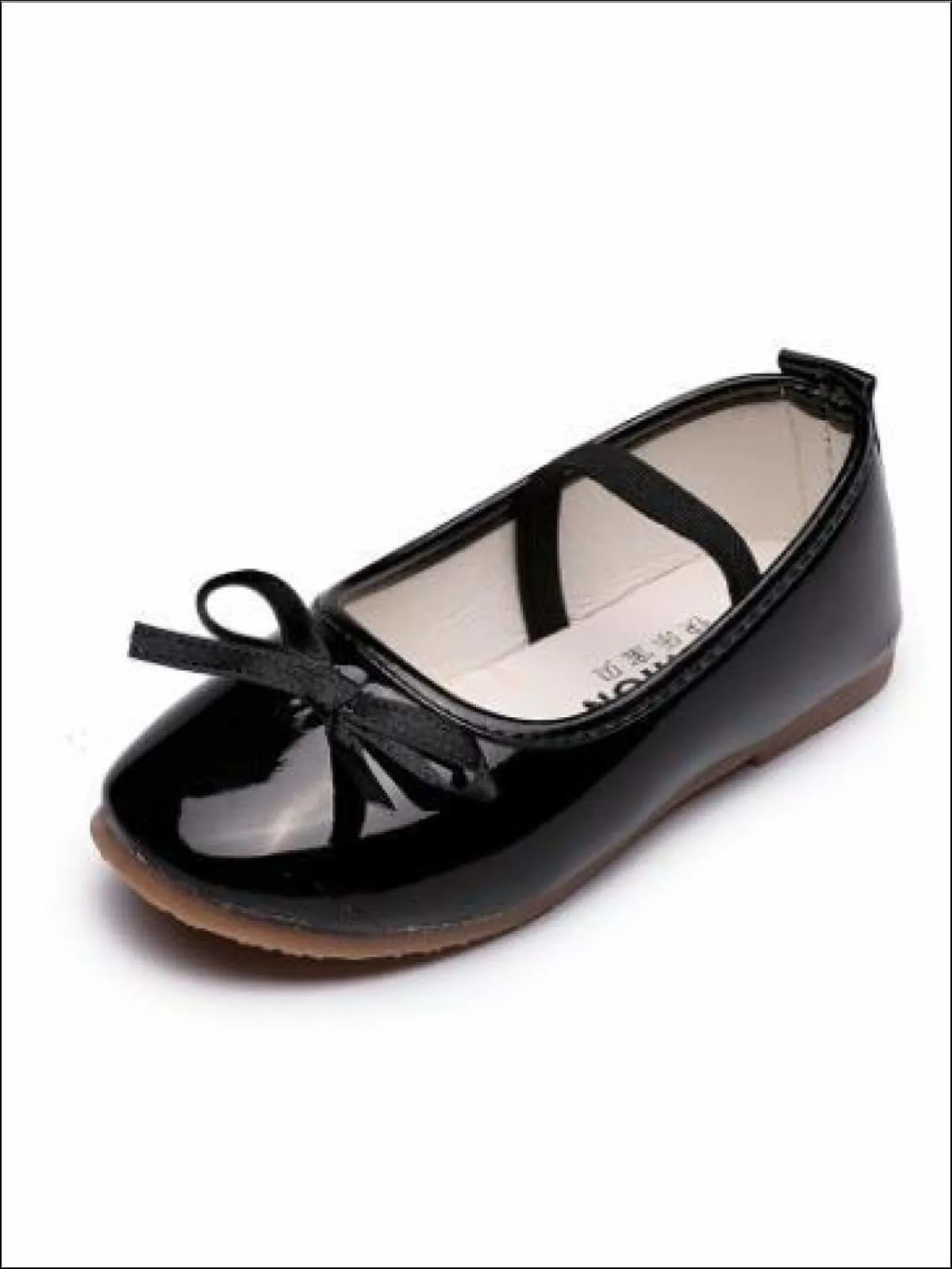 Girls Ballerina Flats with Bow By Liv and Mia