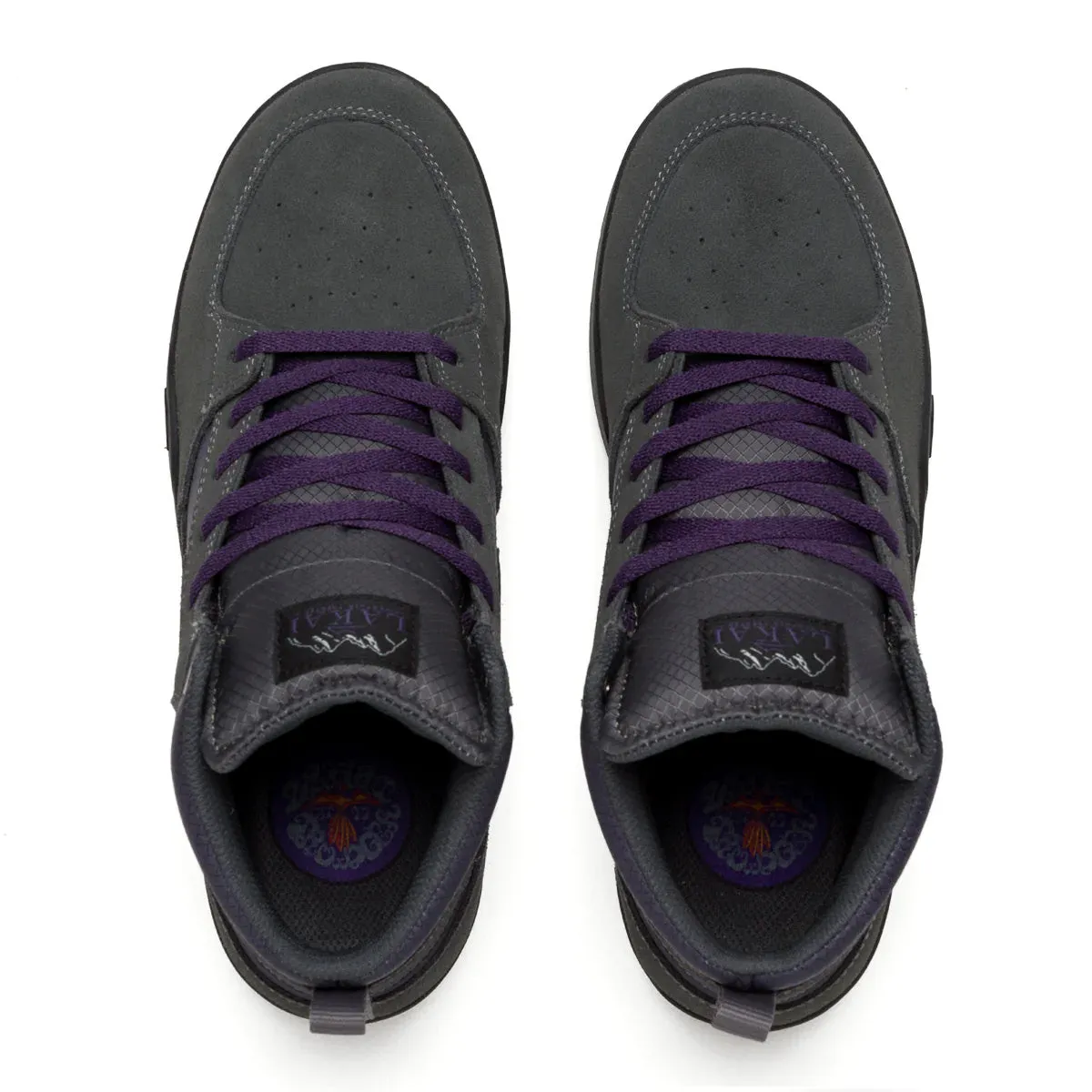 Lakai Trudger Shoes - Black/Grey Suede