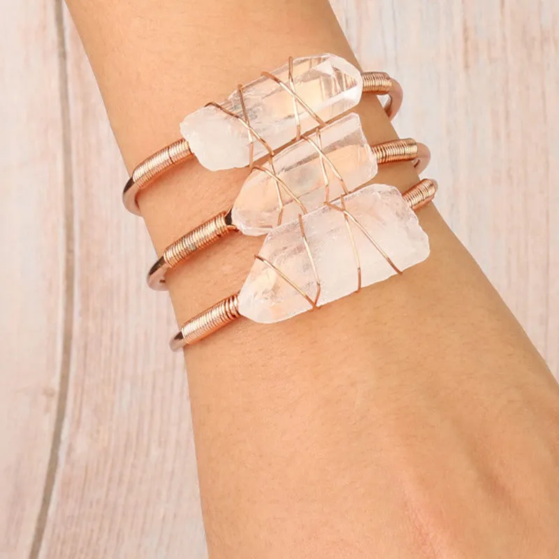 Luxurious White Crystal Bracelet