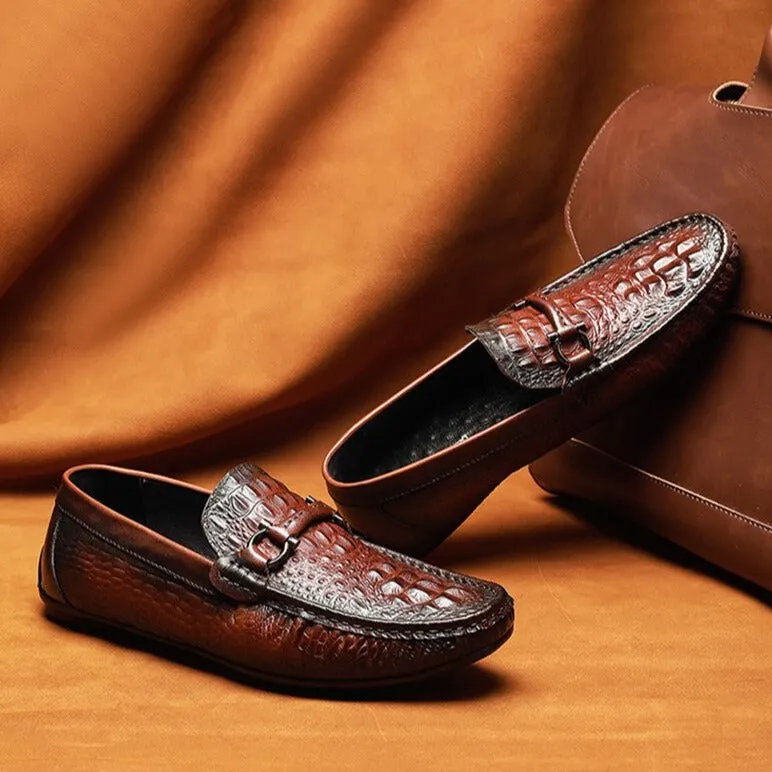 Luxury CrocTex Waterproof Slip-on Loafers