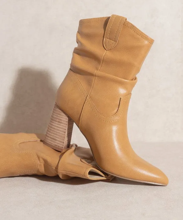 Mavis Western Style Bootie