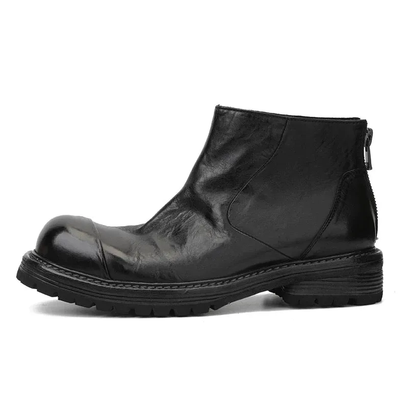 Men's Washed Ankle Chelsea Boots