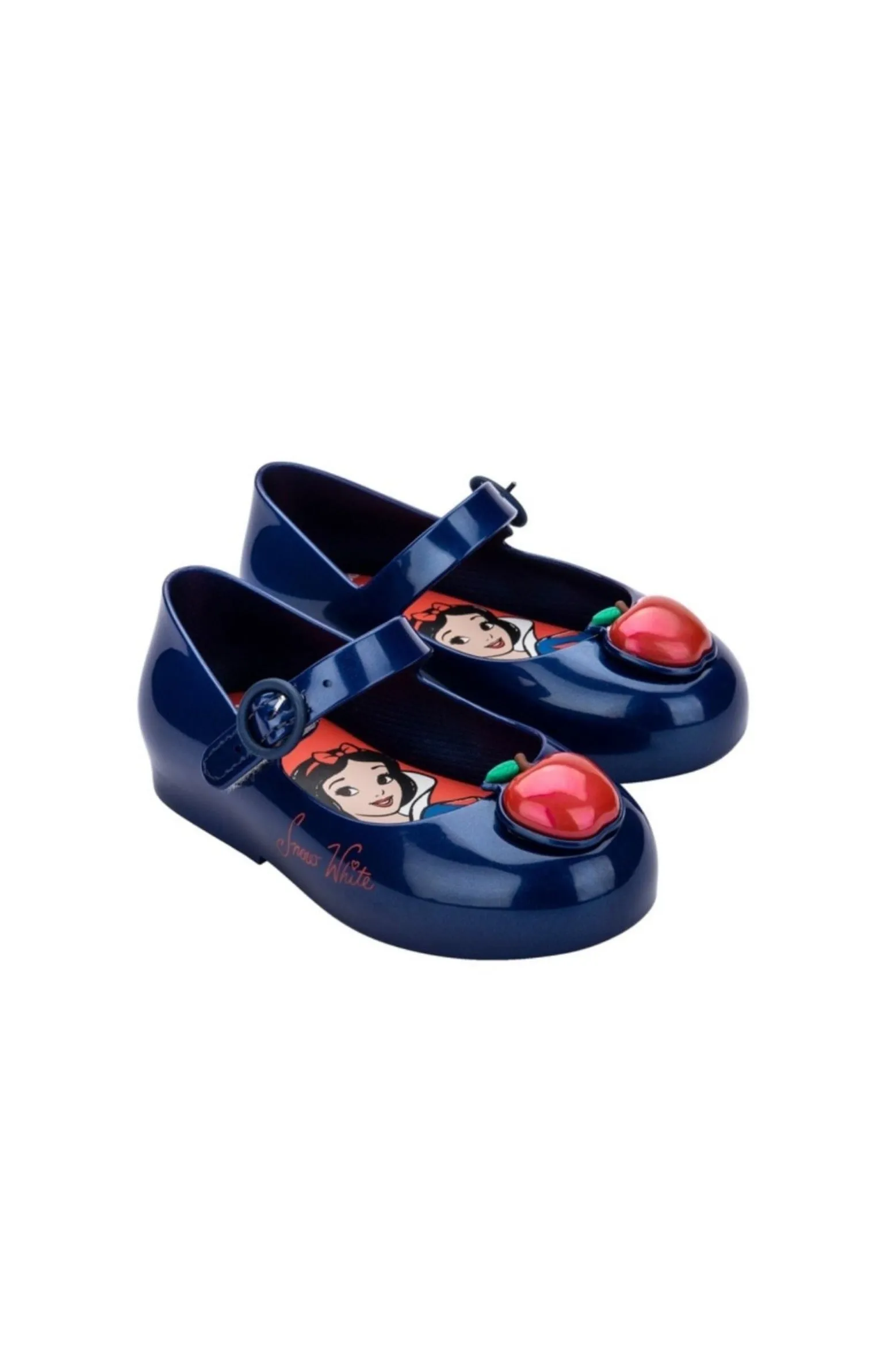 Mini Melissa Girls MINI SWEET LOVE SNOW WHITE BB Mary Jane Shoes