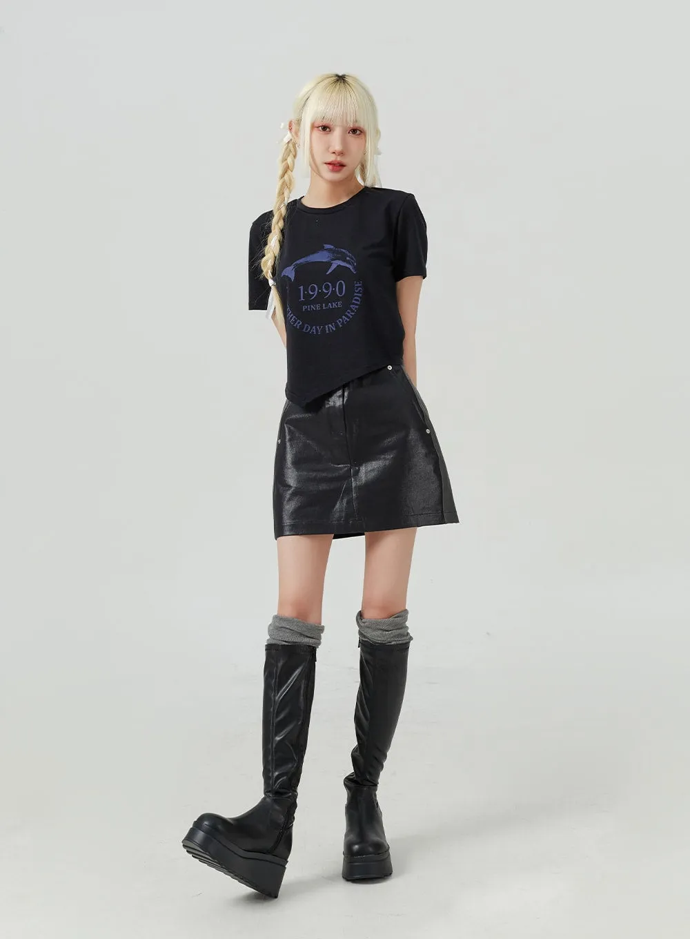 Platform Knee High Boots BM322