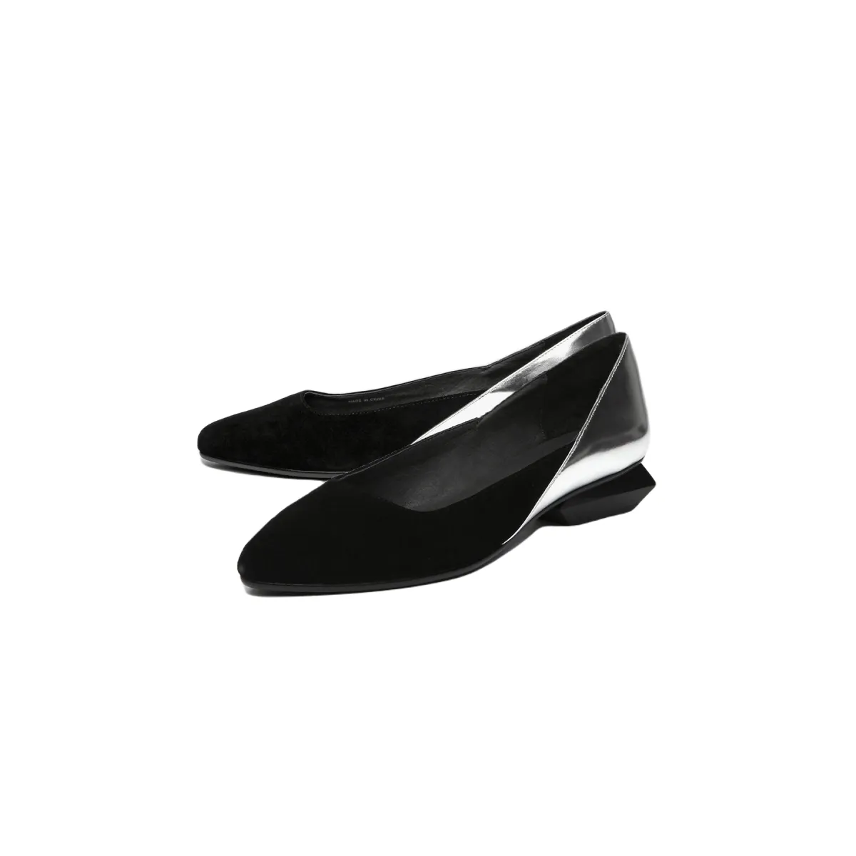 Pointed Toe Low Heel Casual Shoes