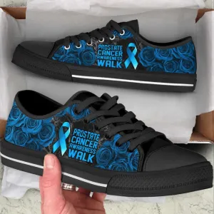 Prostate Cancer Shoes Awareness Walk Low Top Shoes Canvas Shoes, Best Canvas Shoes, Low Top Sneaker