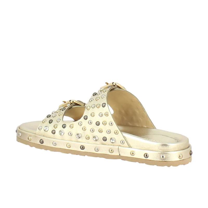 Saint G Chloe - Studded Flat Sandals