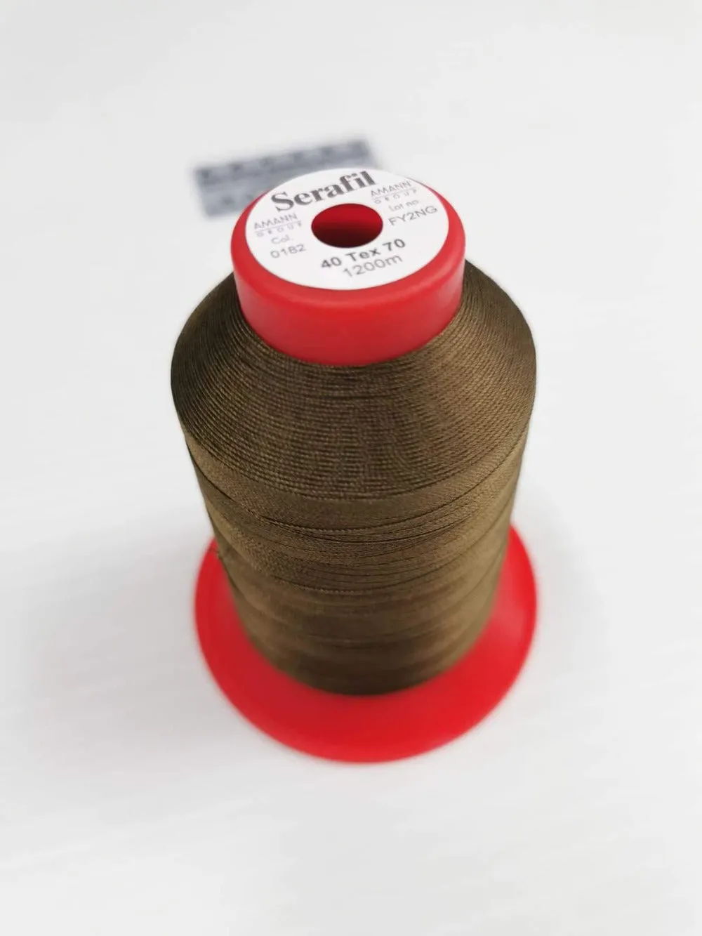 Serafil Threads - Brown (Color Code 0182 - 600meter Size #20 Tex 135) - Threads for Shoes, Leather, Canvas and Upholstery Sewing