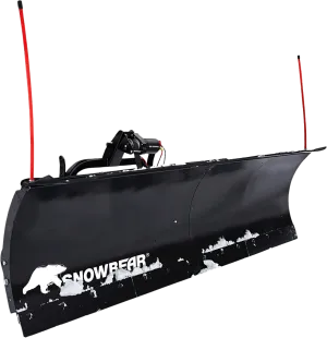 SnowBear AVAL8219 82" x 19" Universal SUV/Truck Mount T-Frame Snow Plow Kit with Winch and Wireless Remote New