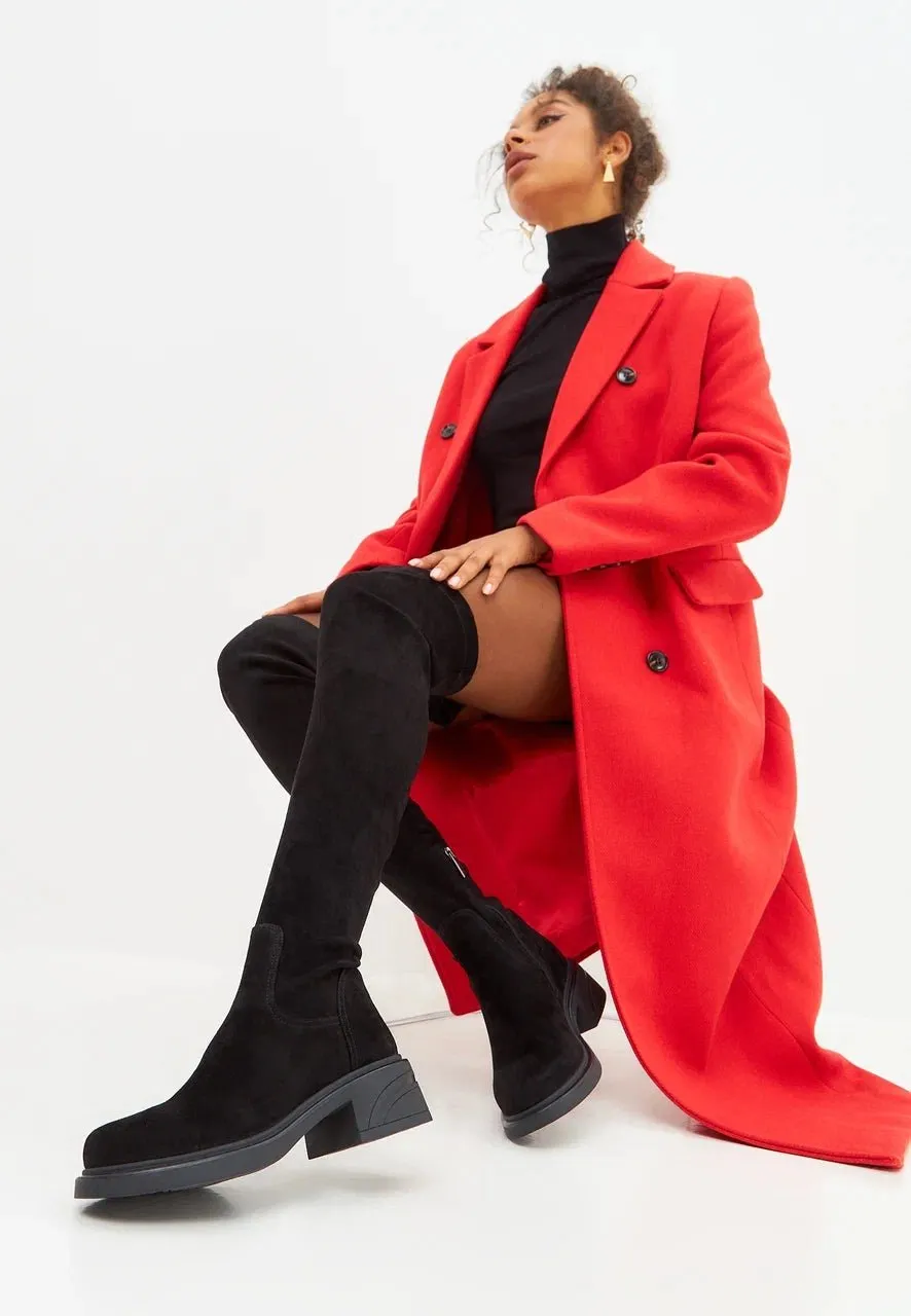 Suede Chic Over-the-Knee Boots