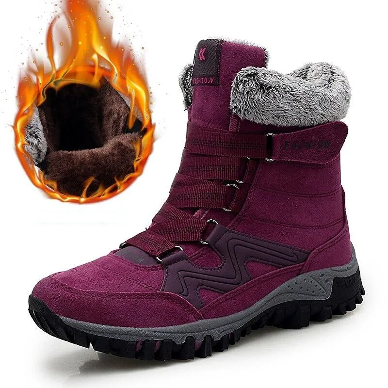 Super Warm Snow Boots Women Winter Work Casual Shoes