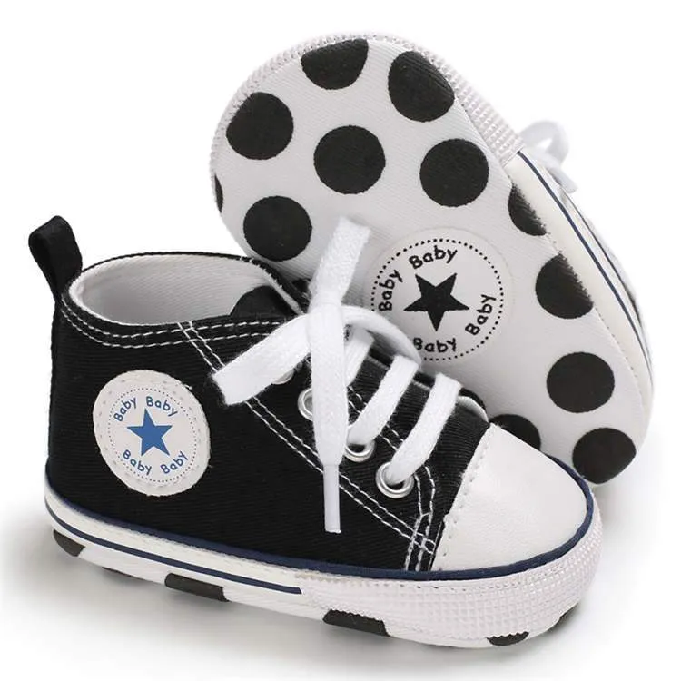 Unisex Baby Canvas Soft Anti-Slip Sole Casual Shoes