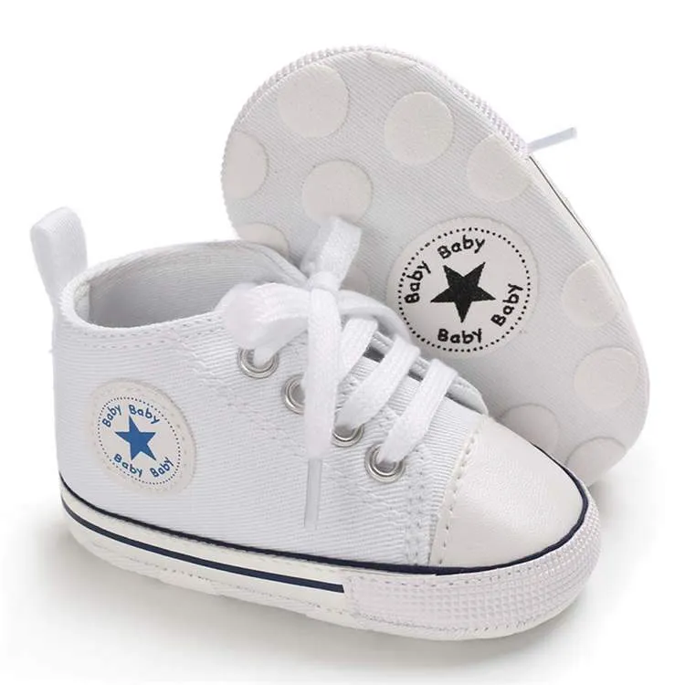 Unisex Baby Canvas Soft Anti-Slip Sole Casual Shoes