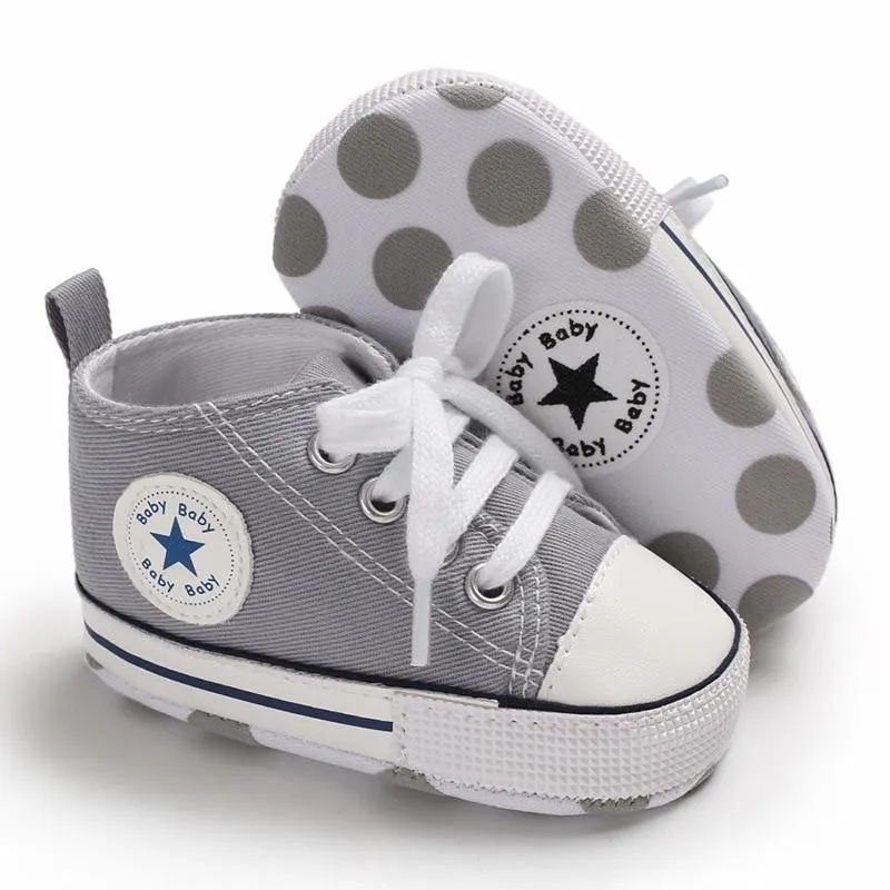 Unisex Baby Canvas Soft Anti-Slip Sole Casual Shoes