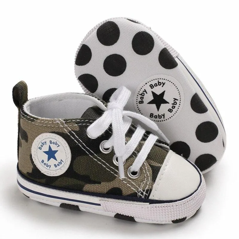 Unisex Baby Canvas Soft Anti-Slip Sole Casual Shoes