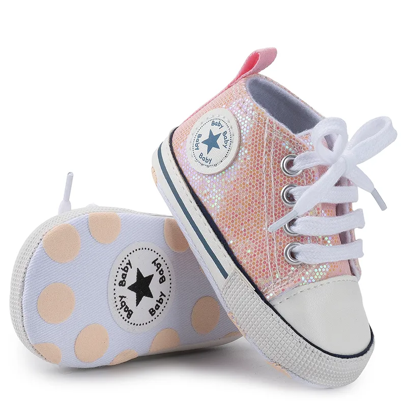 Unisex Baby Canvas Soft Anti-Slip Sole Casual Shoes