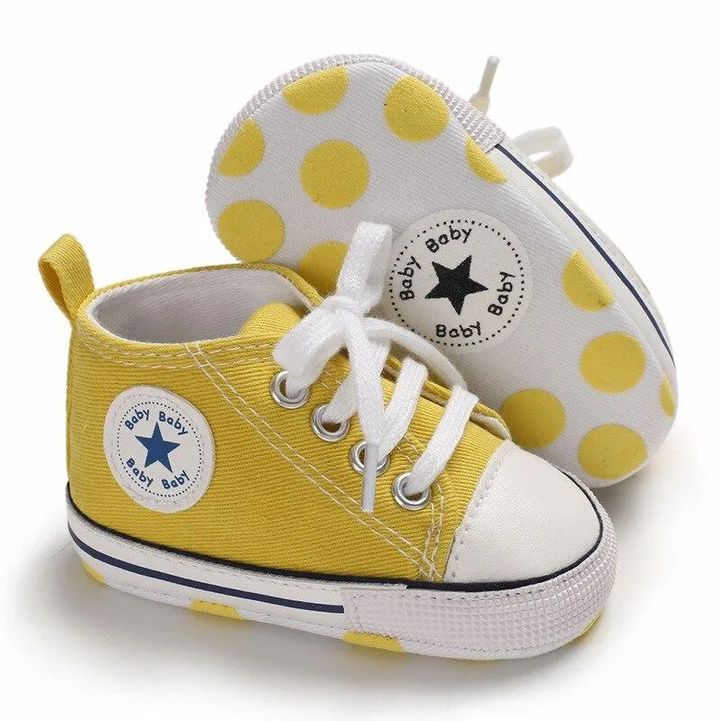 Unisex Baby Canvas Soft Anti-Slip Sole Casual Shoes