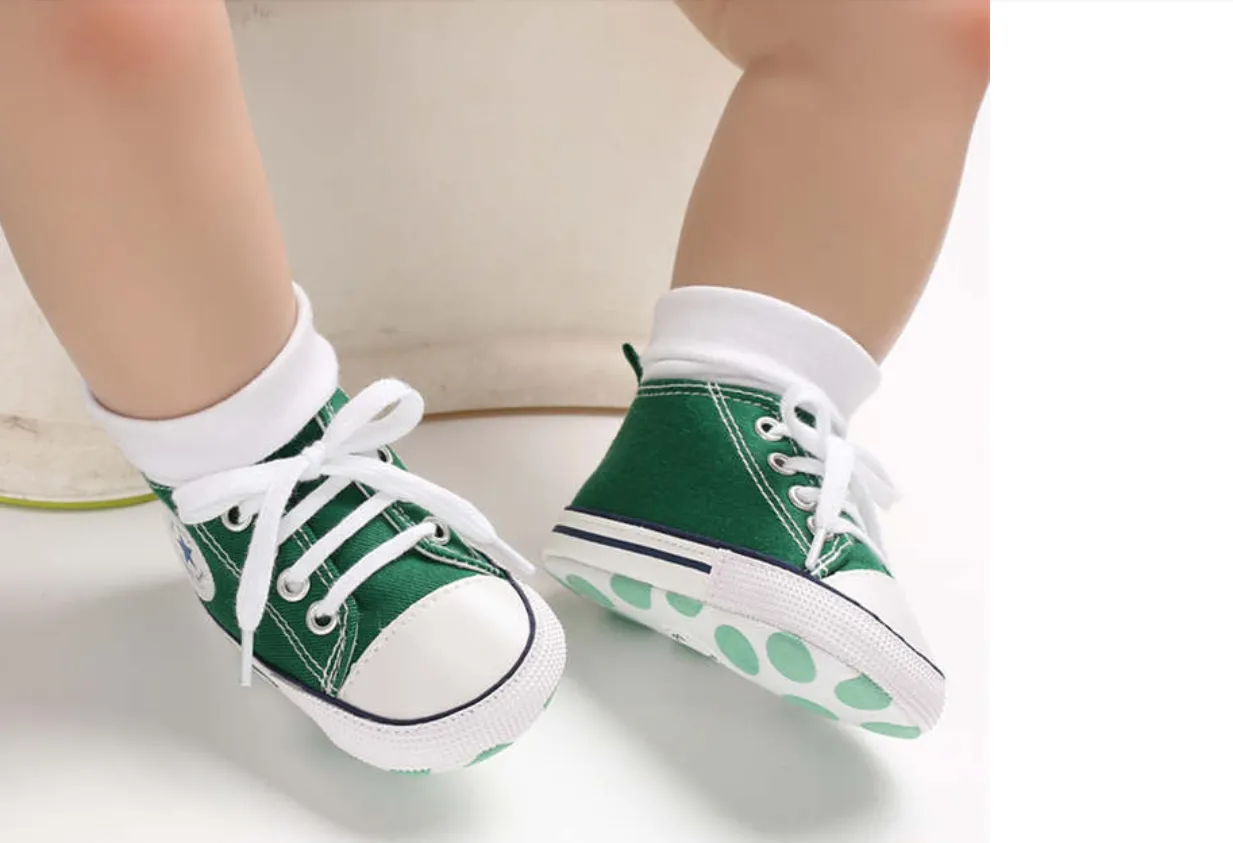 Unisex Baby Canvas Soft Anti-Slip Sole Casual Shoes