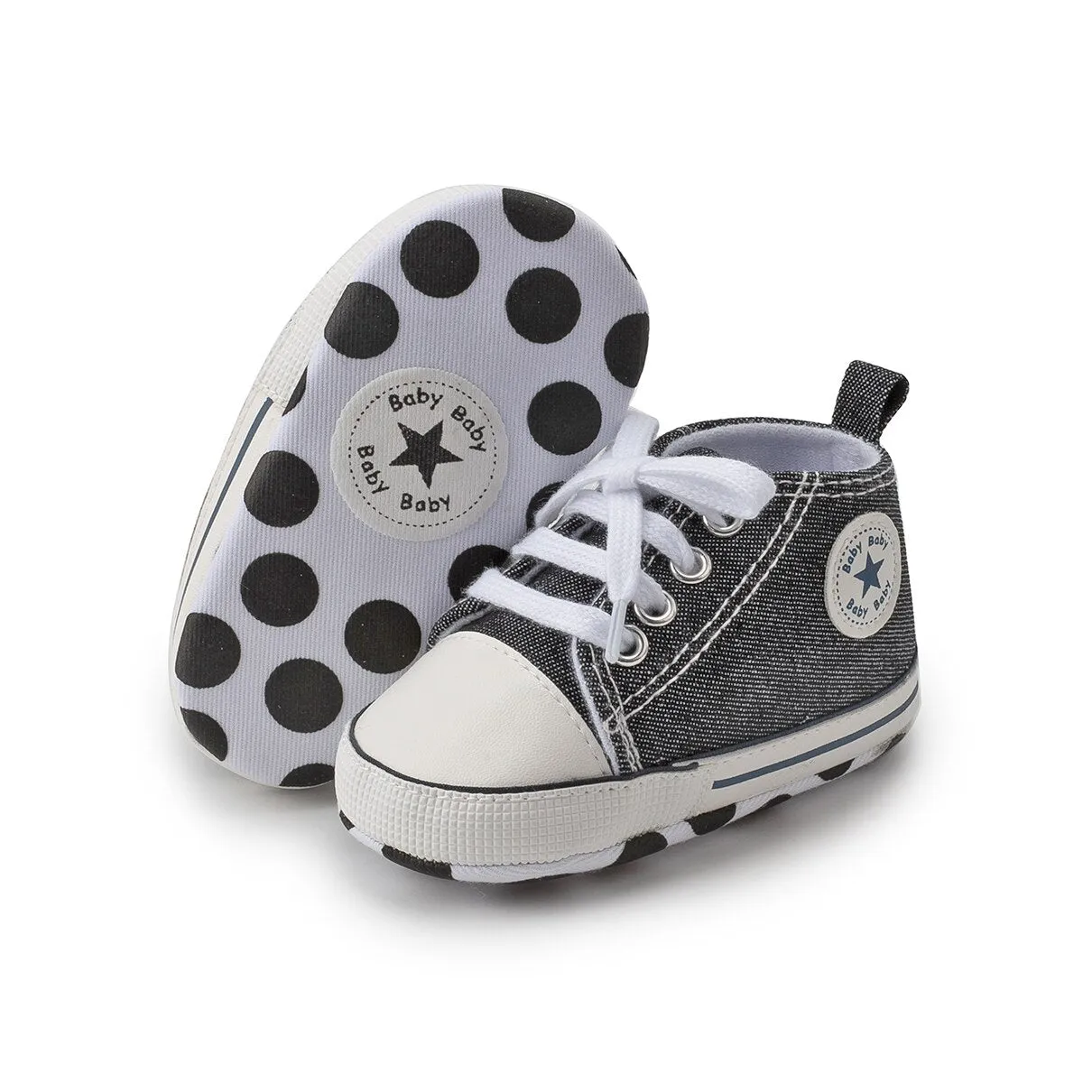 Unisex Baby Canvas Soft Anti-Slip Sole Casual Shoes