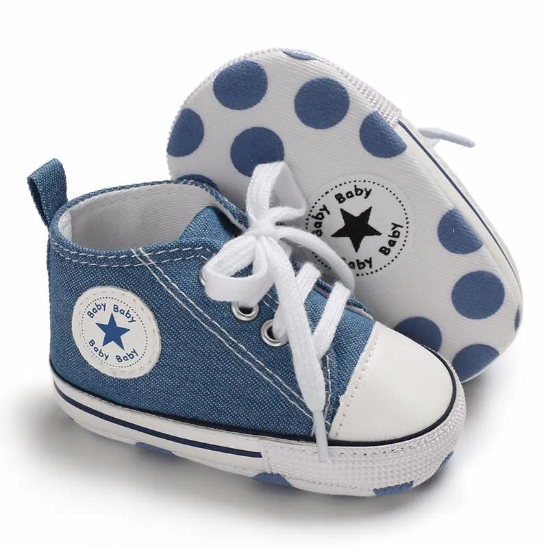 Unisex Baby Canvas Soft Anti-Slip Sole Casual Shoes