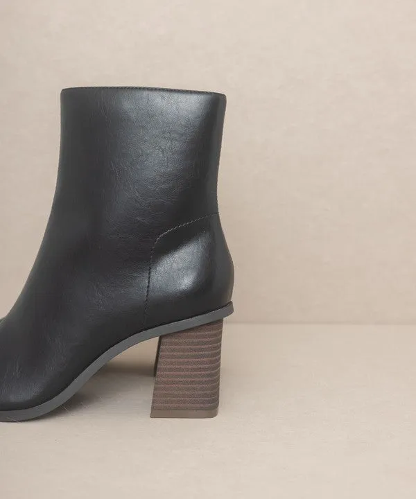 Vera - Square Toe Ankle Boots