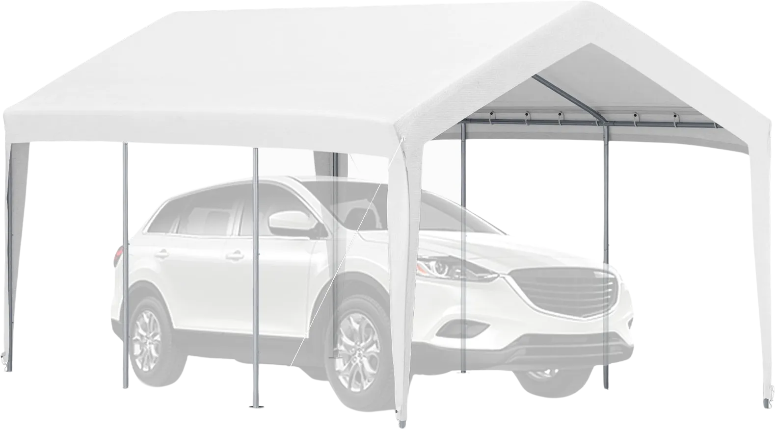 Vevor Carport Canopy Shelter 10 x 20 FT with Adjustable Height New