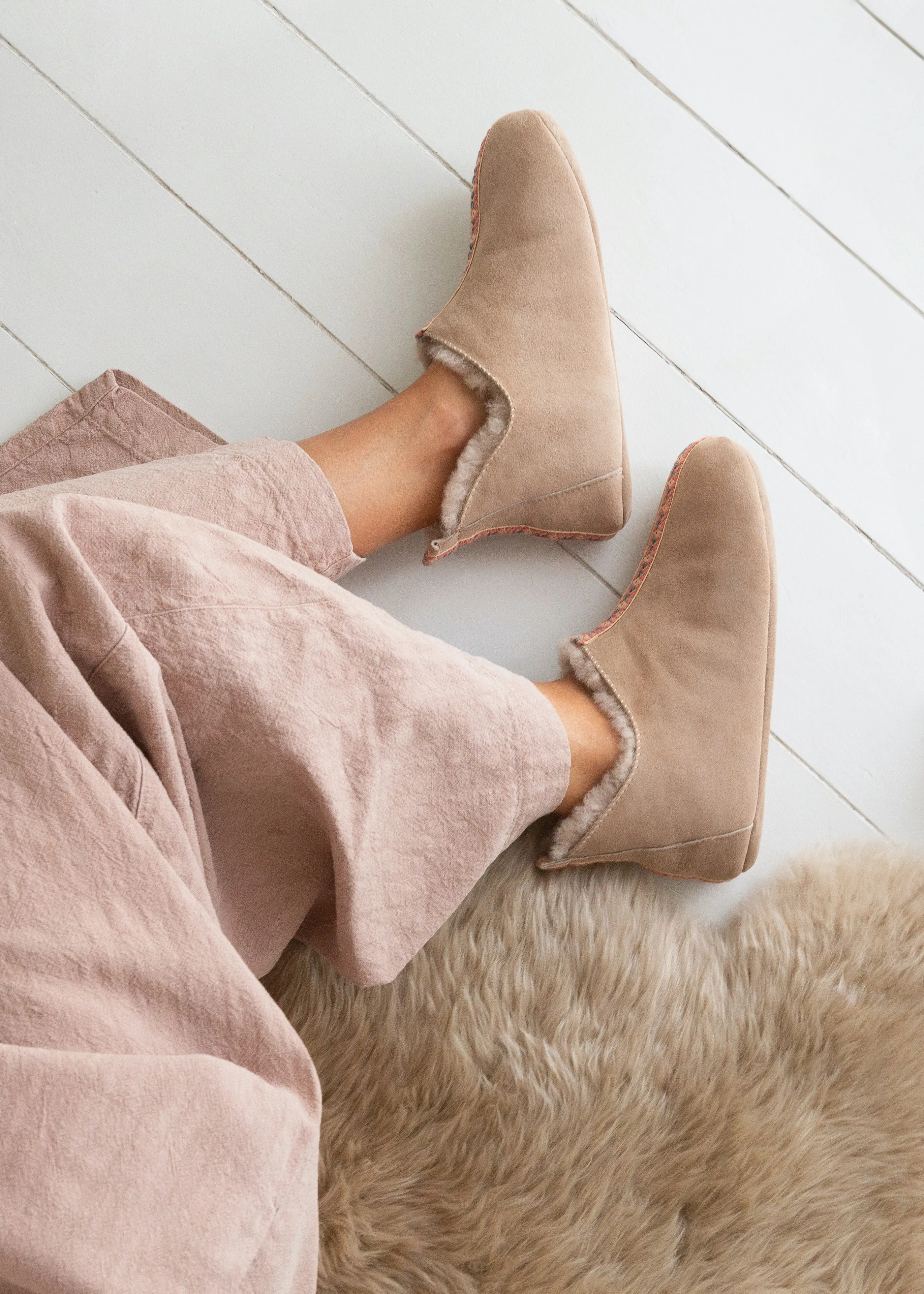 Viola Sheepskin Slipper Boots