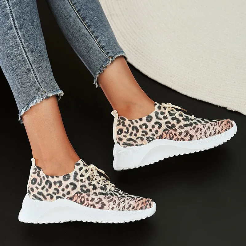 Women Autumn Comfortable Slip On Soft Bottom Casual Shoes Woman Platform Flats Sneakers - WSA50013